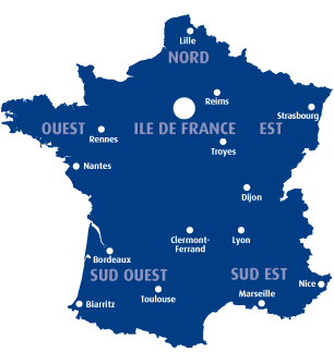 Carte de France groupe CPE